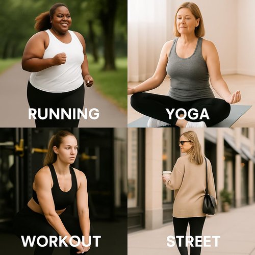 High Waisted Buttery Soft Leggings for Women-Butt Lifting No Front Seam Tummy Control Workout Gym Yoga Pants with Pocket Black-M