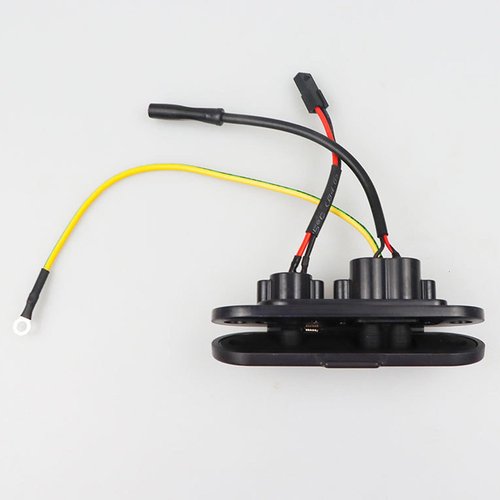 Felixstory Electric Scooter Charging Base Charging Port for Segway Ninebot Max G30P E-Scooter, PC Charging Dustproof Port Waterproof Cover Plug, Charging Connector Assembly Repair Accessories Part