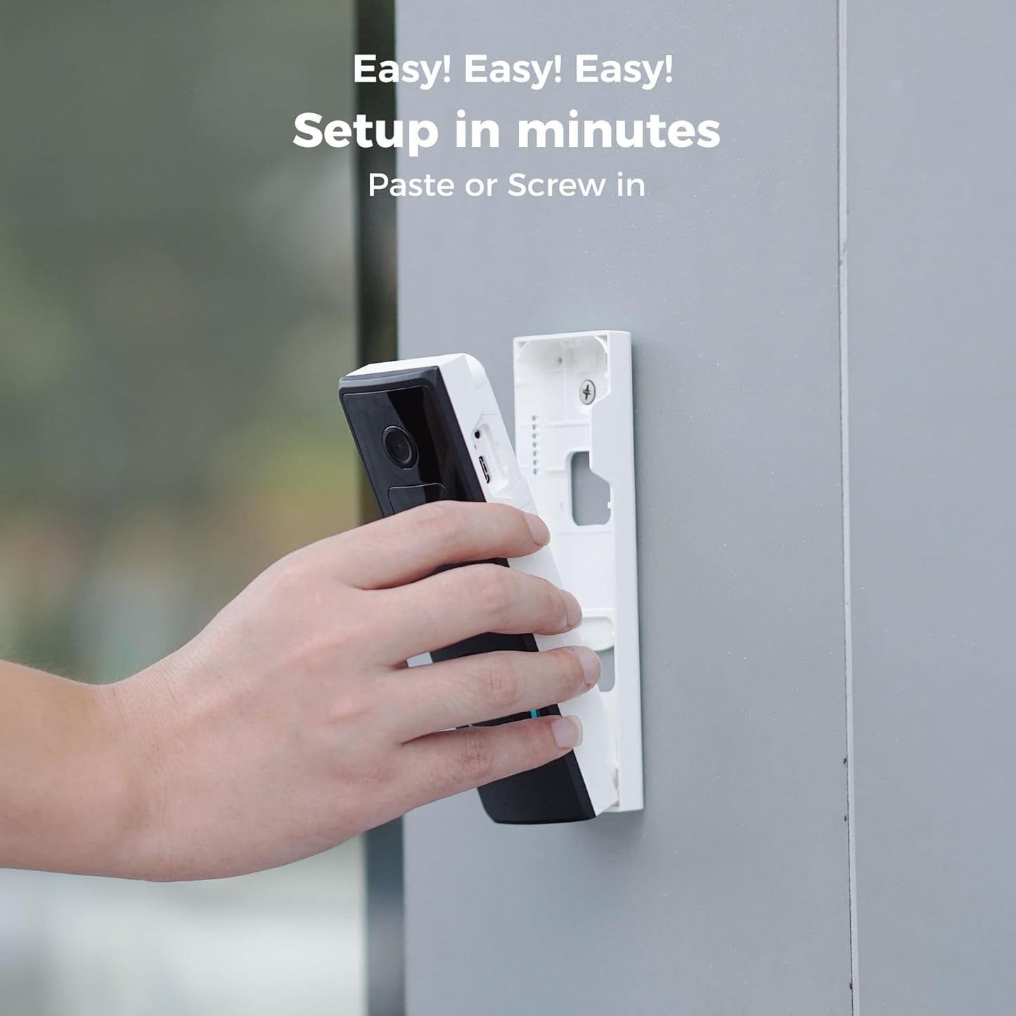 Vicohome DB3 2K Smart Video Doorbell - Wireless Home Security Camera with Chime, Two-Way Audio & Human Detection