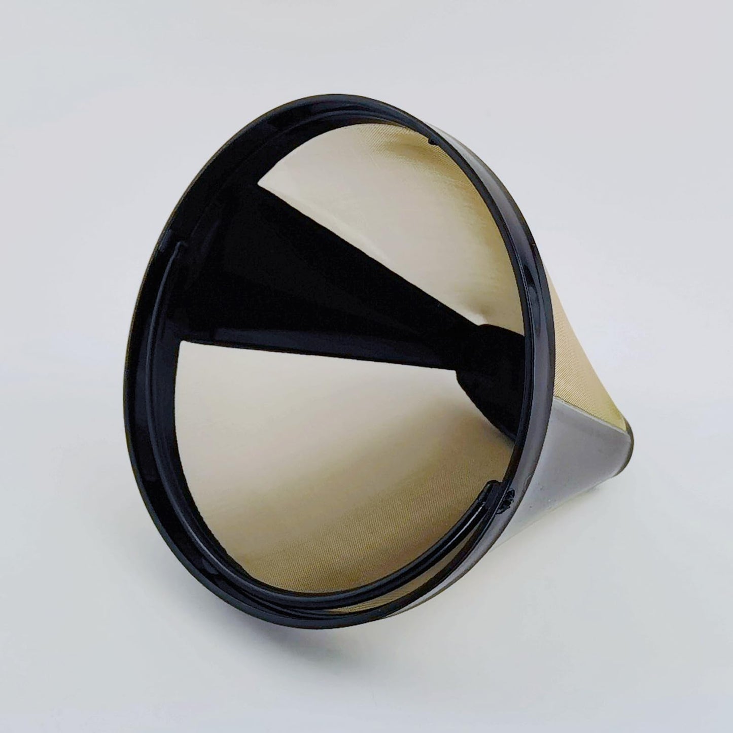 2 Pack GTF Gold Tone Coffee Filter for Cuisinart, Reusable 10-12 Cup #4 Style Cone Coffee Filters Basket Replacement for Cuisinart Coffee Makers