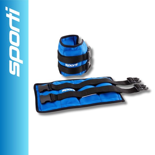 Sporti 5lbs Fitness Ankle Weights - Blue - 5 lb