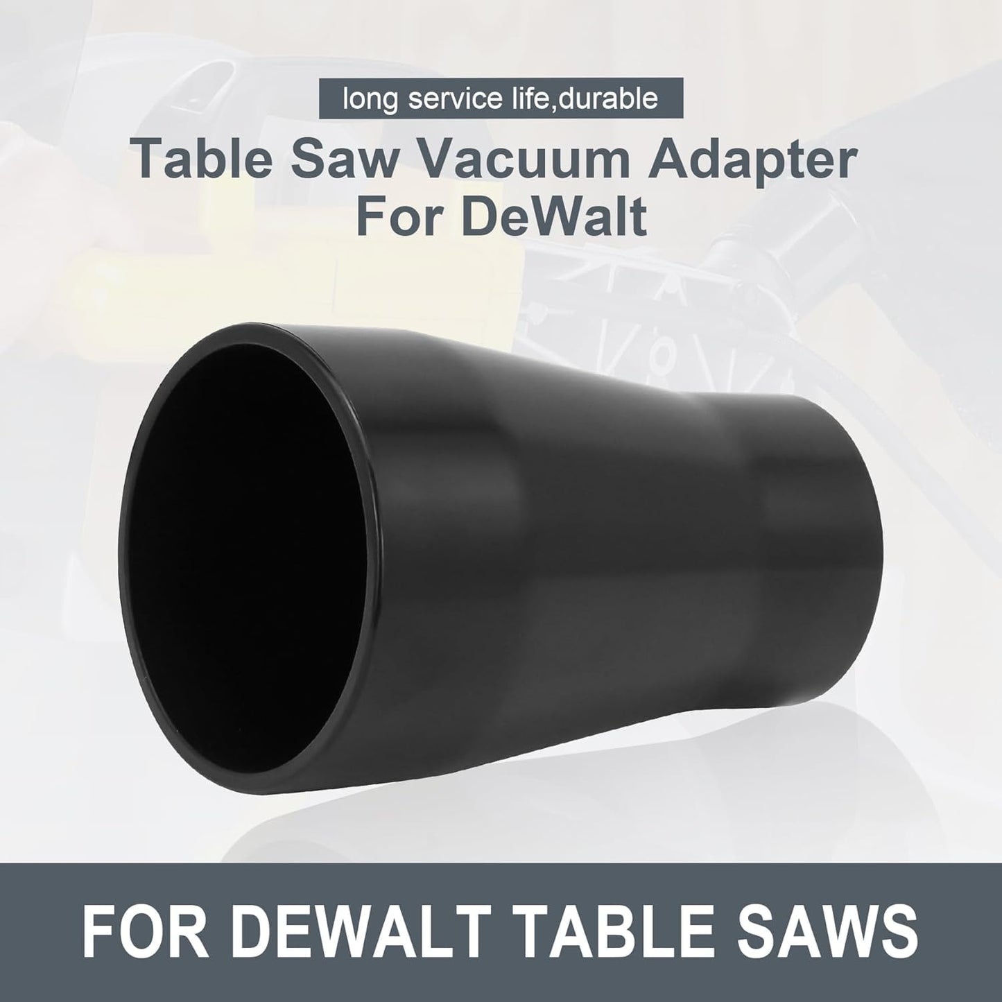 Thaekuns Table Saw Vacuum Adapter for DeWalt Contractor Saw and Shop Vac Etc
