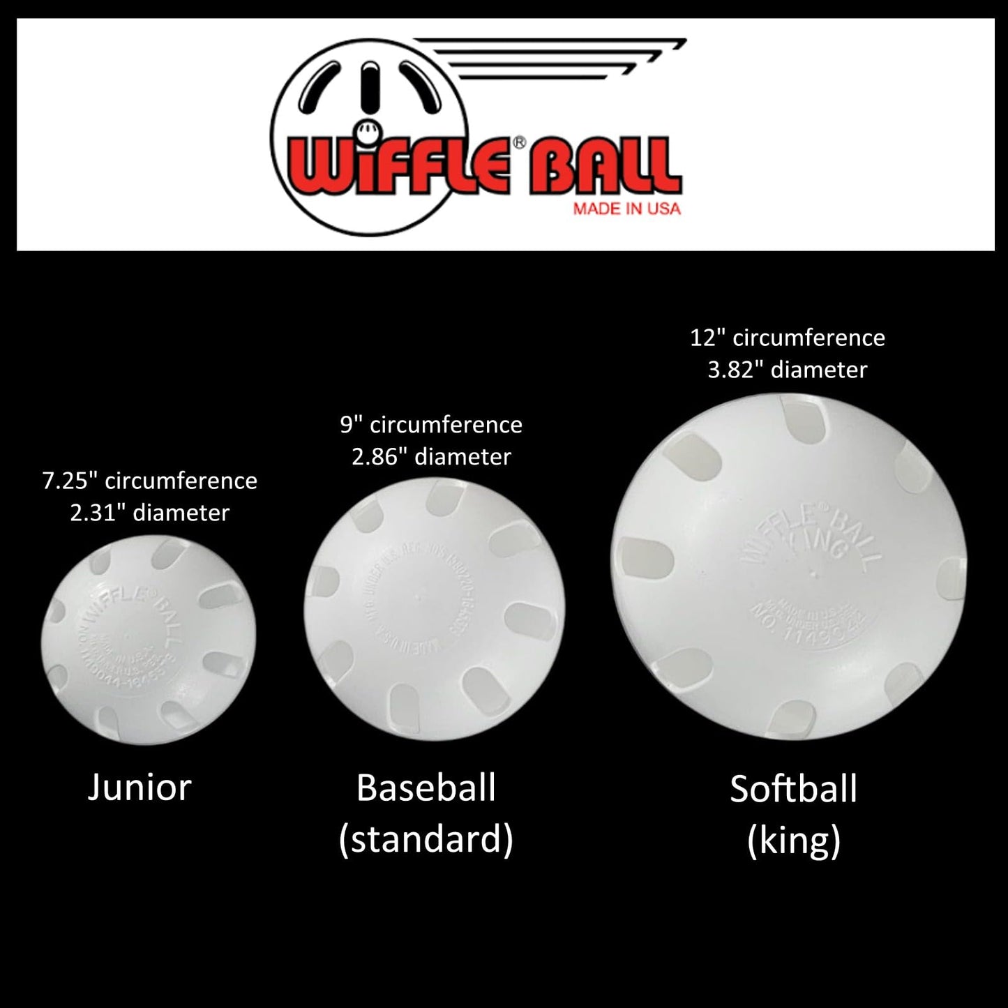Wiffle Ball Original Ball, 3 Piece