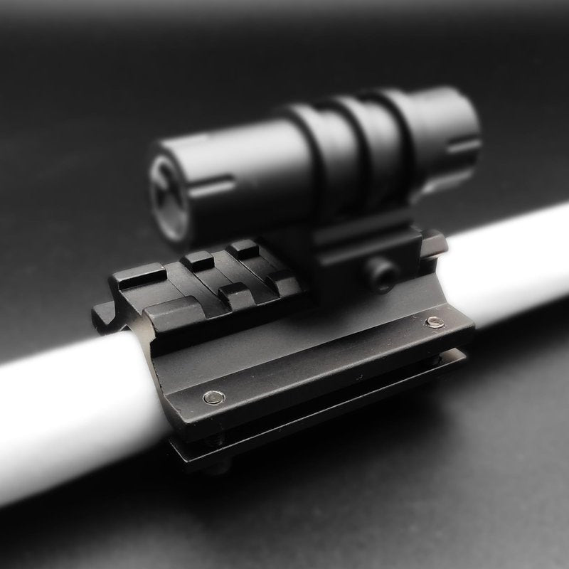 BVGD Scope Barrel Clamp Mount Adapter with Weaver Picatinny Rail 5 Slots