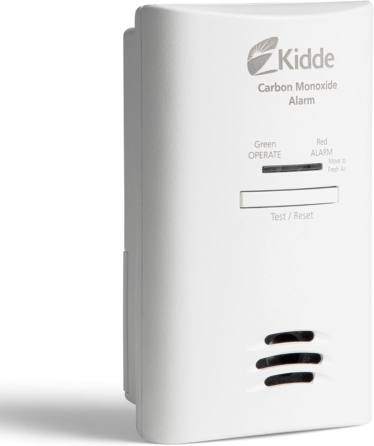 Kidde Plug-In Carbon Monoxide Detector with Battery Backup & Test-Hush Button