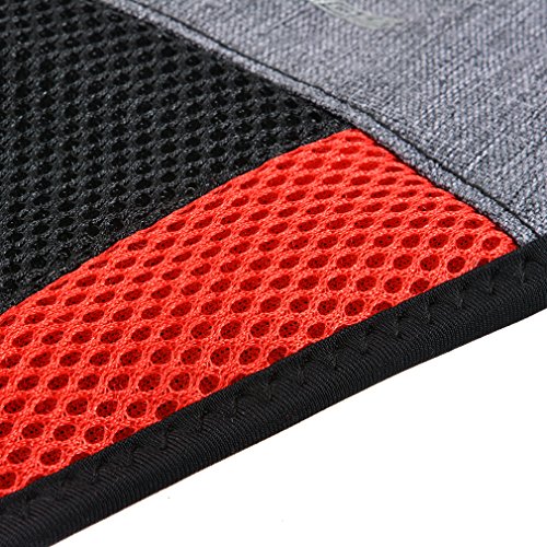 ROCKBROS Bicycle Trainer Sweat Guard Frame Protector Absorbs Sweat Black Red
