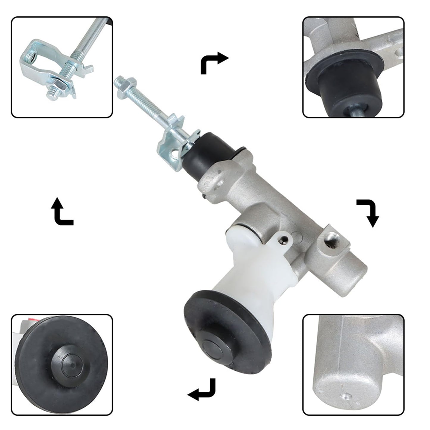Clutch Master Cylinder and Clutch Slave Cylinder 31470-43020 Replacement for Toyota Tacoma 3.4 V6 31410-34012
