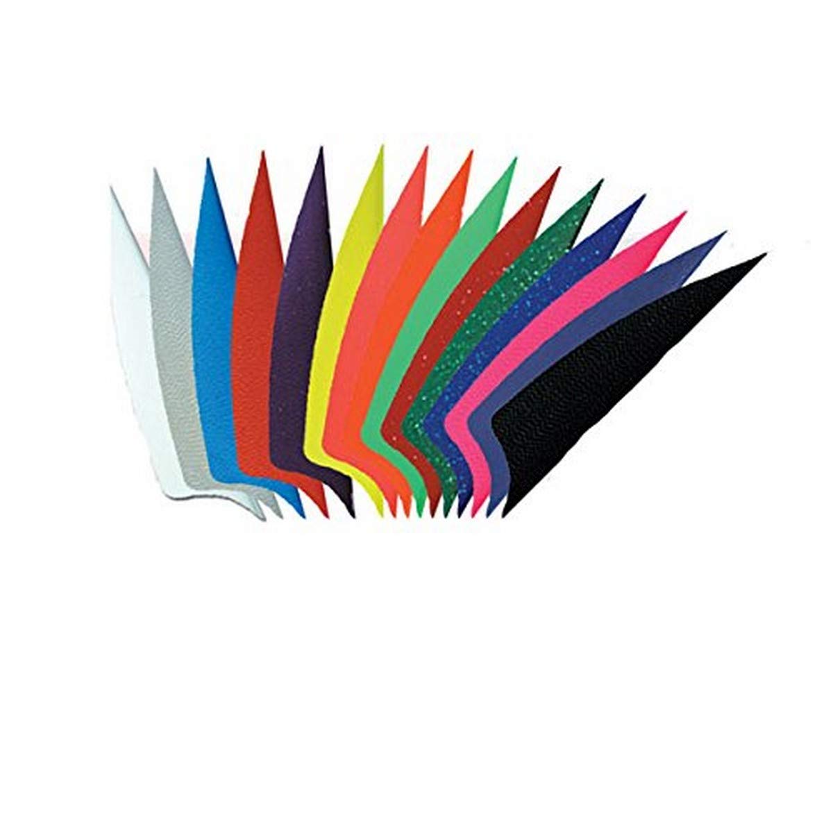 Bohning X Vane, 2.25" Hunting, 3D, Target Vane, Neon Yellow, 100pk