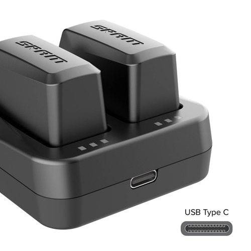 Dual-Port Charger for SRAM AXS/eTap Red Force Rival GX Eagle Battery, Both Batteries can be Quickly Charged at The Same Time, The Unit Came with USB C