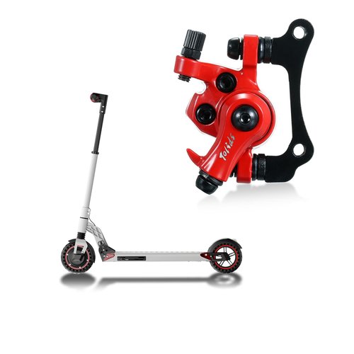 HUIOP Solid Disc Brake, Solid Disc Brake Calipers Front Rear Disc Brake Electric Scooter Disc Brake Caliper Replacement for Kugoo M4