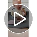 Mushie Classic Silicone Suction Plate Powder Blue BPA-Free Non-Slip Baby Dish