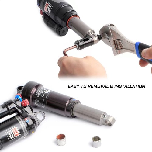 KIEVODE Bike Rear Shock Eyelet Bushing Removal and Installation Tool for Rockshox and Fox Suspension Systems - for Mountain Road Bicycles and MTBs
