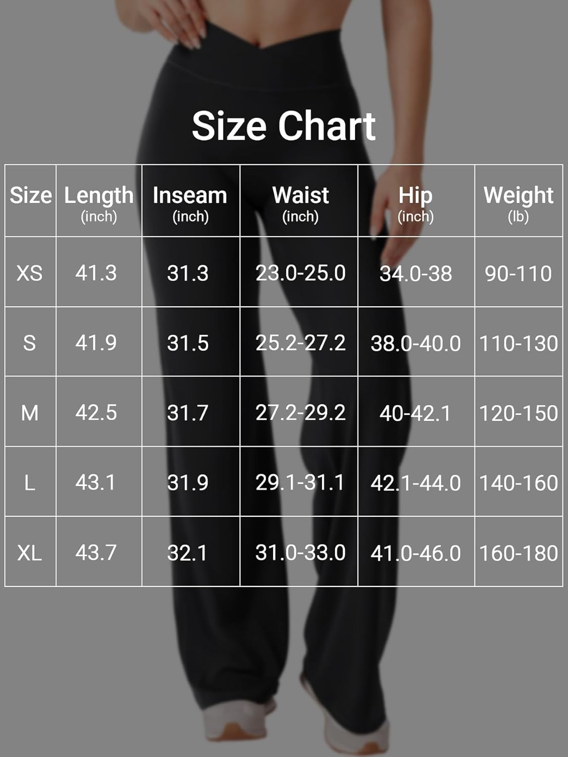 YEOREO High Waist Straight Leg Leggings - No Front Seam, Soft Eddiy Yoga Pants | 31.5" Length