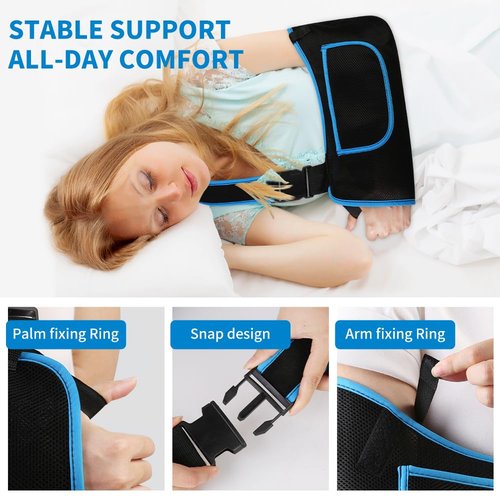 Arm Sling Shoulder Immobilizer for Men and Women, Adjustable Rotator Cuff Support Brace, Fit Left or Right, Comfortable Medical Slings for Elbow and Wrist Injury, Forearm Fracture, Surgery Recovery