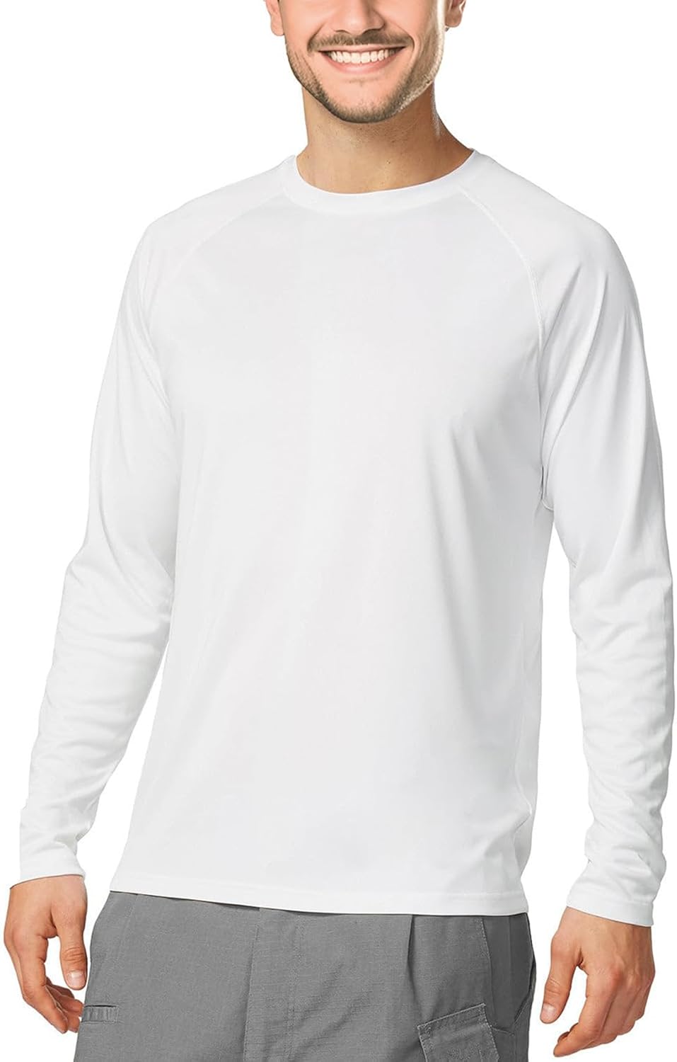 Skiennix Men's Swimming Shirt - Short Sleeve UPF 50 Quick Dry Rash Guard for Fishing & Running