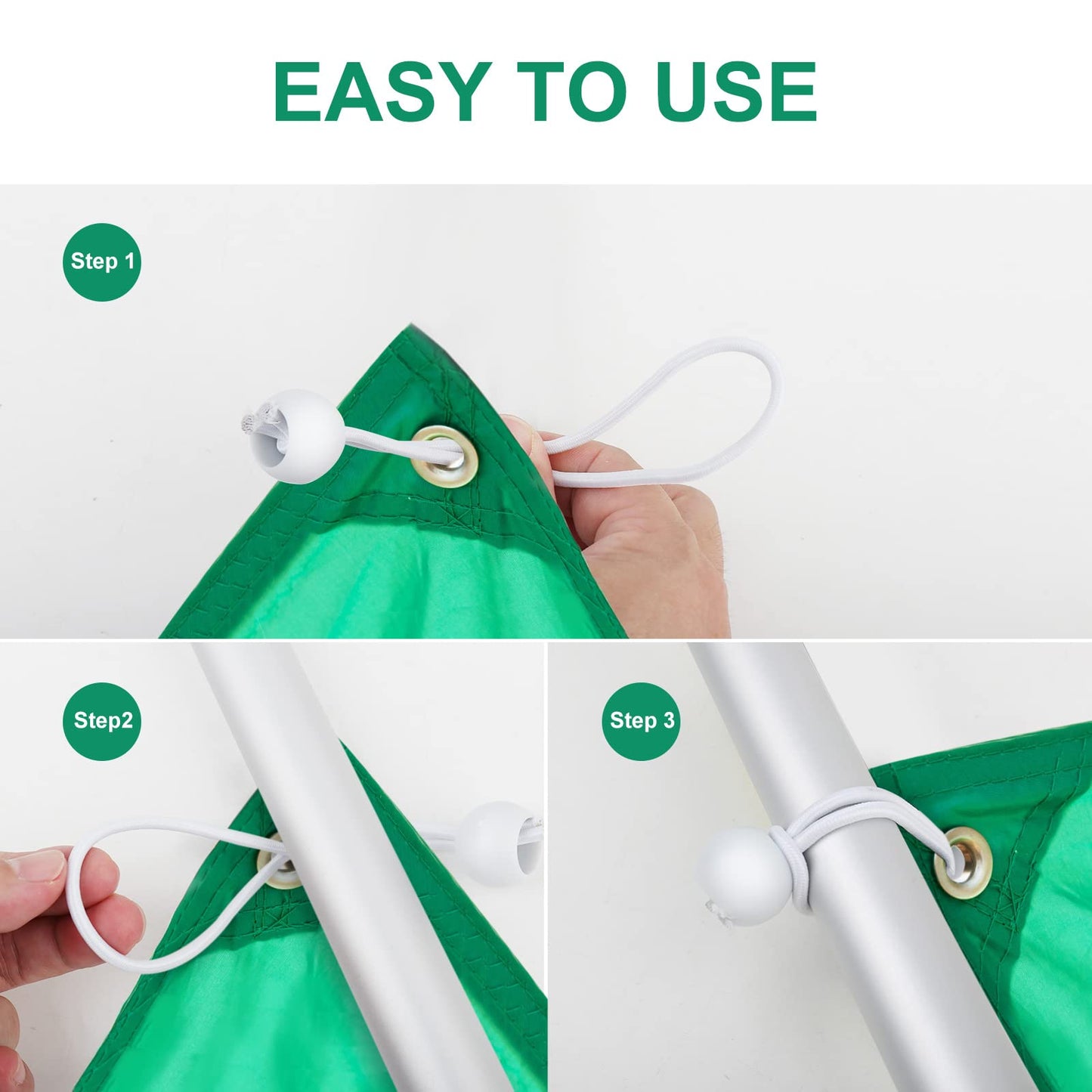 Skytened 30PCS of 3 Sizes Ball Bungee Cords, 6, 9, 11 Inch Tarp Canopy Bungee Balls, Heavy Duty Tie Down Cord for Shelter, Gazebo, Camping, Tent, Cargo, Holding Wire and Hoses (Ball Size 1 inch)