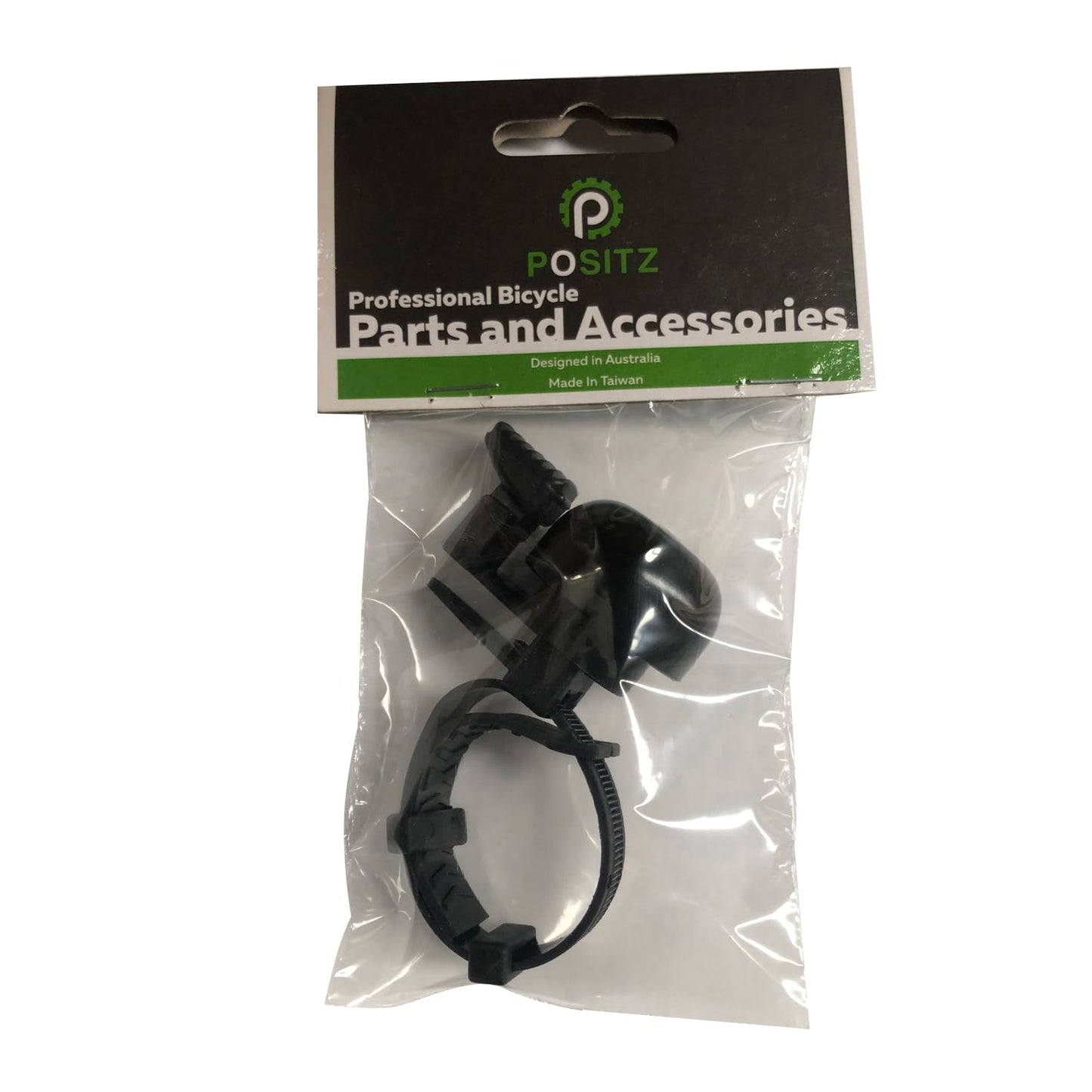Positz Easy Fit Adjustable Bicycle Mini Bell - Black