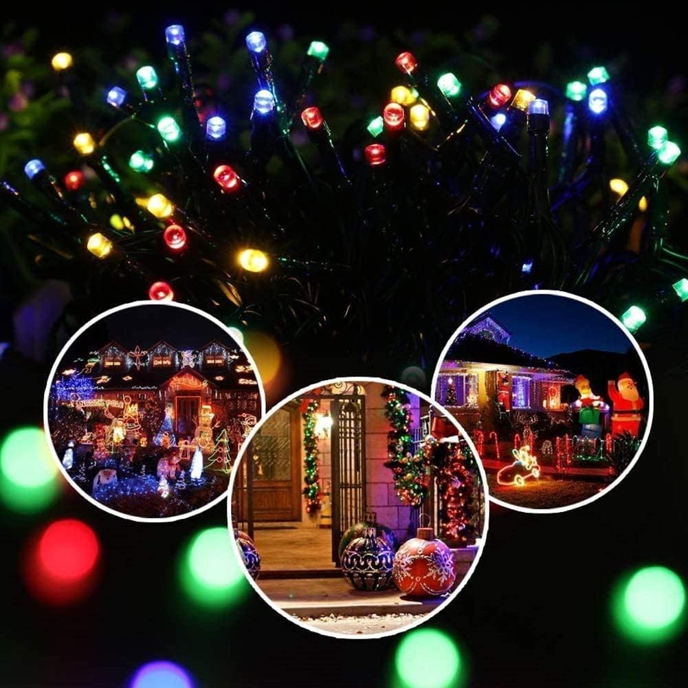 500 LED Christmas String Lights - 164 FT Waterproof RGB Fairy Lights with Remote & Timer for Indoor/Outdoor Holiday Decor