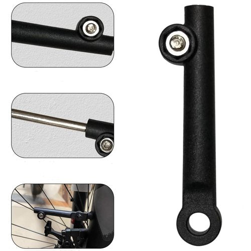 Fuzdaycu 4 Pieces Bikes Fenders Support Frame, Adjustable Bike Front Fork Holder Bikes Fenders Parts, Modification Extension Sleeve, Cycling Repair Parts Fork Mounting Adapter for Mountain Bike