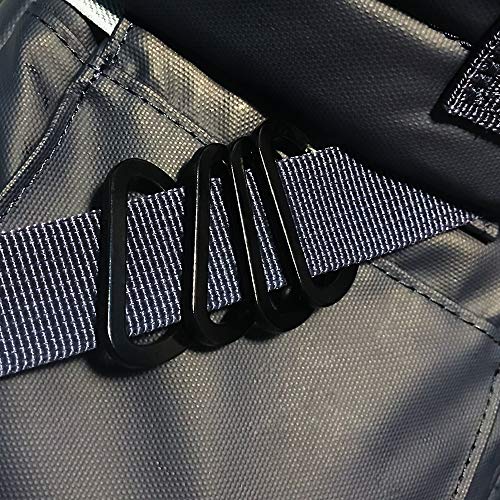 Mini Carabiner Keychain Clips - 10 Pack Aluminum Quick Release