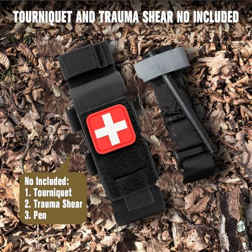Tactical Tourniquet Pouch Holder - Quick Access, Black