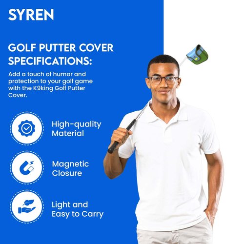 Jack Ass Mallet Head Cover - Premium Golf Club Protector - Headcover for Odyssey | Essential Golf Accessories for Men with Premium Club Protection | Funny Golf Accessories for Men