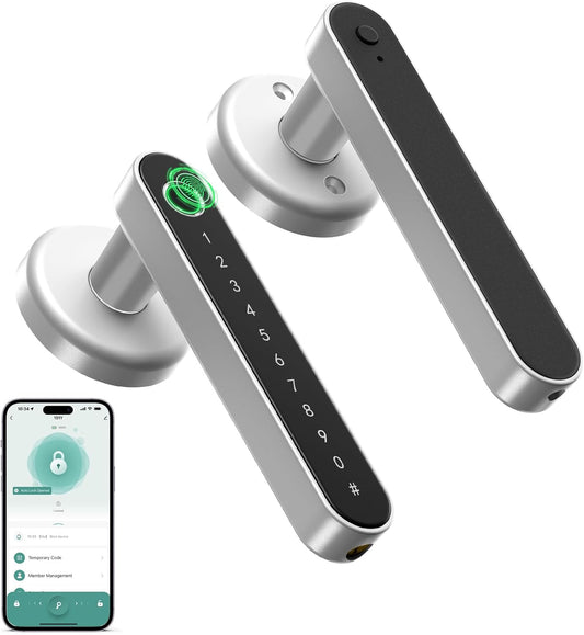 Smart Fingerprint Door Lock with Keypad - Keyless Entry Lock for Home & Office