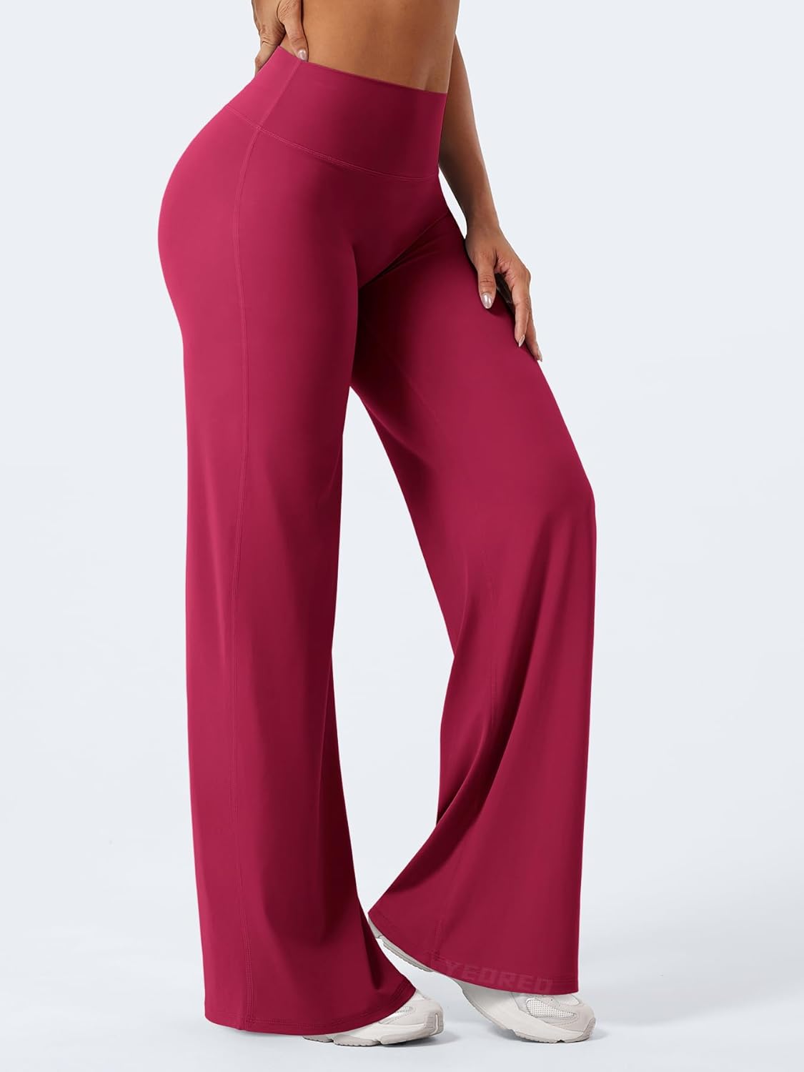YEOREO High Waist Workout Leggings - No Front Seam, Buttery Soft, Available in 29"/31.5"/33"/35" Sizes