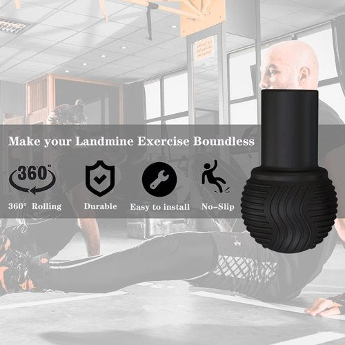 Landmine Attachment | Barbell Exercise Tool for Press, Row & Spin | Fits 2'' Olympic Bars