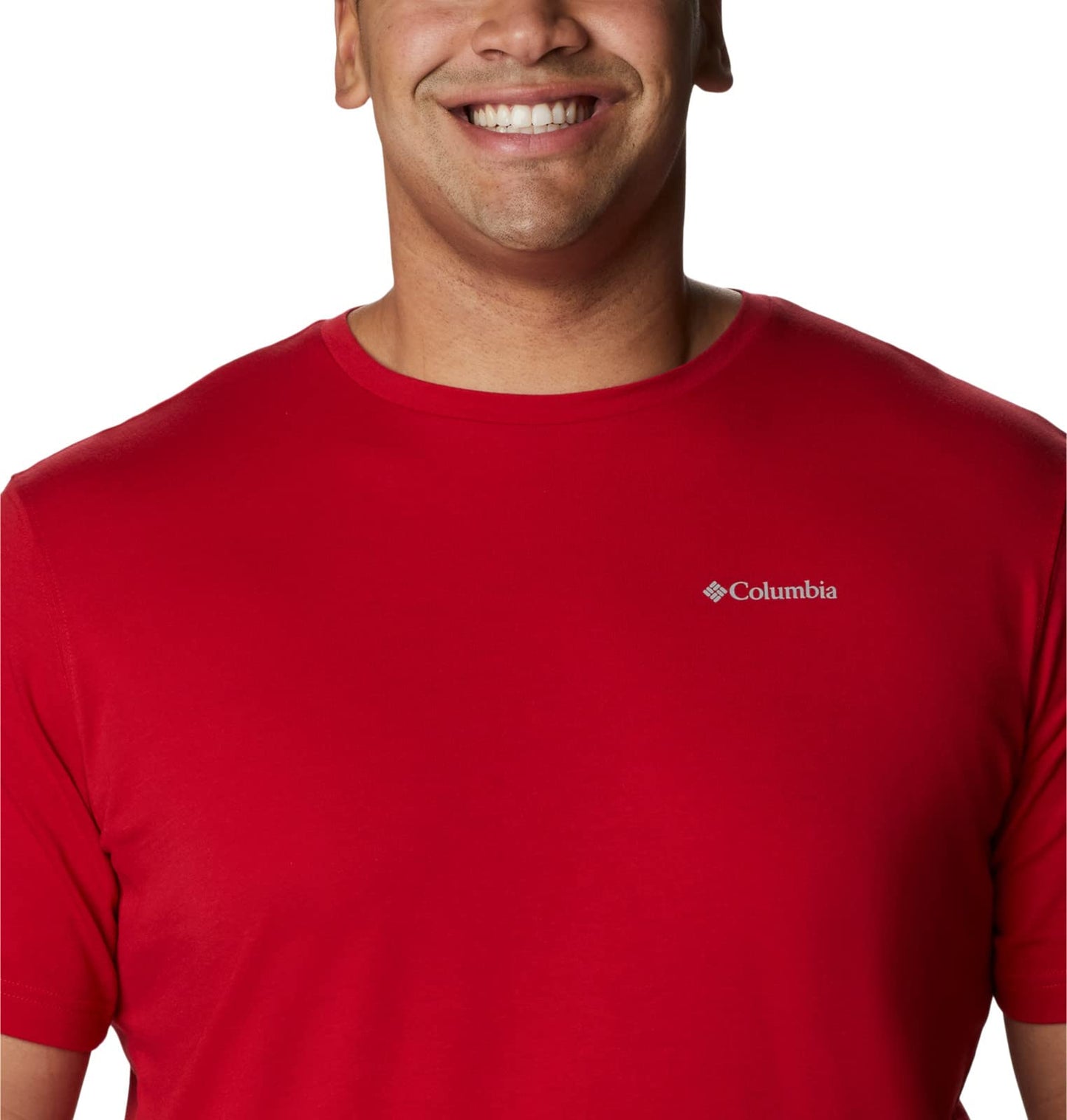 Columbia Mens Thistletown Hills Short Sleeve T-Shirt, Mountain Red, 3X