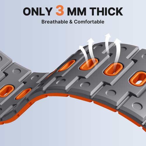 Bandletic 22mm Quick Fit Bands Strong Magnet Compatible with Garmin Fenix 8 45mm/Fenix 7/7 Pro/6/6 Pro/5/5 Plus/Instinct 2/Forerunner 965/955/945/Approach S70 47mm/S62/S60/Epix 2 Pro 47mm/Quatix7/6/5