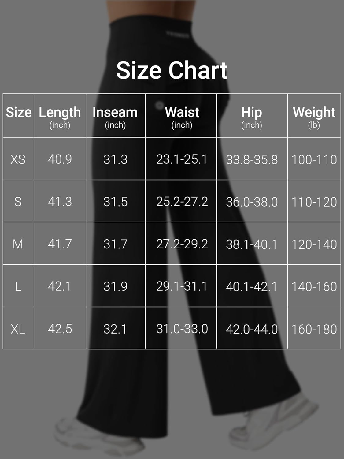 YEOREO High Waist Cargo Leggings - Straight Leg Workout Pants with Pockets for Women