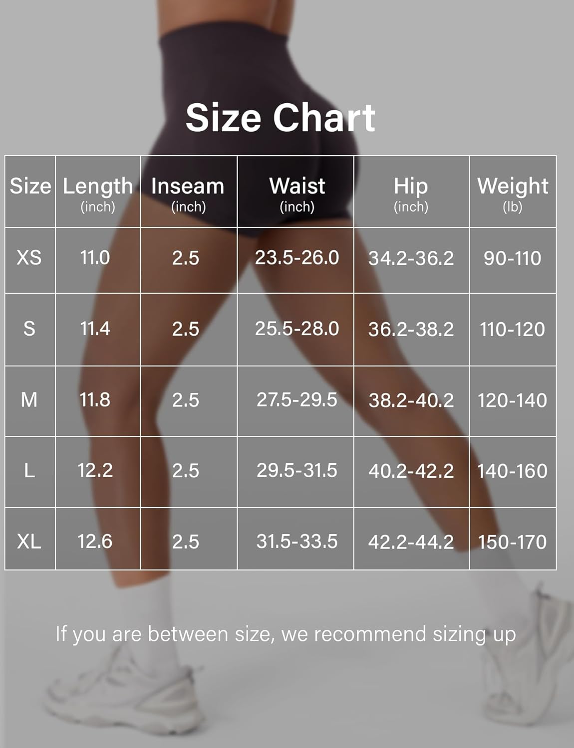 VOYJOY Women's Workout Shorts - Scrunch Butt Lifting Seamless Booty Biker | 2.5" to 6" Sizes
