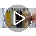 Zukro 16 oz Glass Juice Bottles Pack of 4 with Leak-Proof Stainless Steel Lids