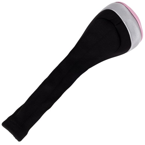 Andux 4pcs/Set PU Golf Wood Club Head Covers 460cc Driver Covers with Long Neck Pink