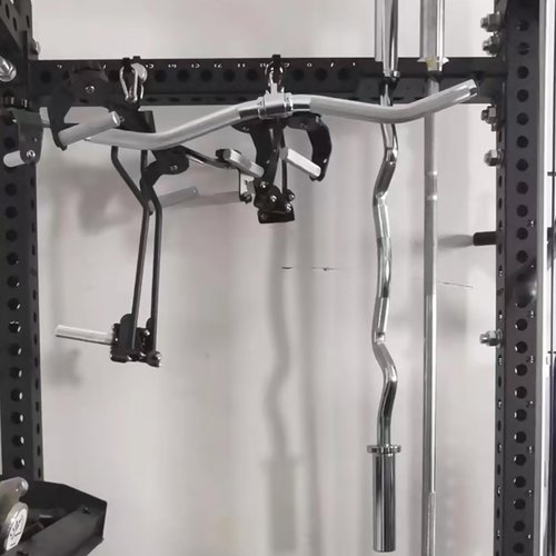 LHERUT Squat Rack Barbell Holder, 4pcs Hook Attachments - Power Rack Storage Accessories, Resistance Band Holder