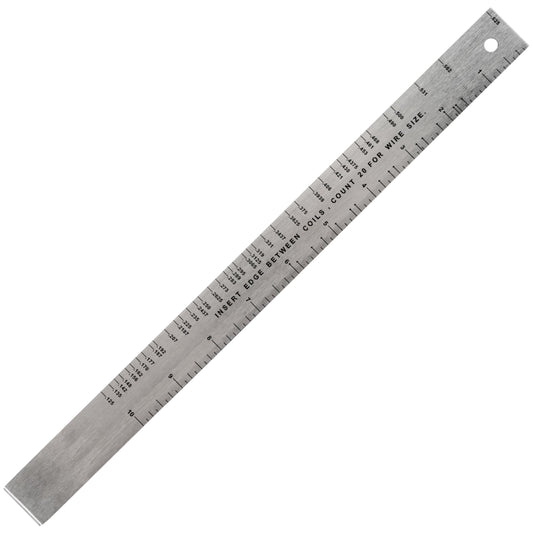 Garage Door Torsion Spring Wire Measuring Tool for .125 - .625, Steel Gauge Measuring Tool