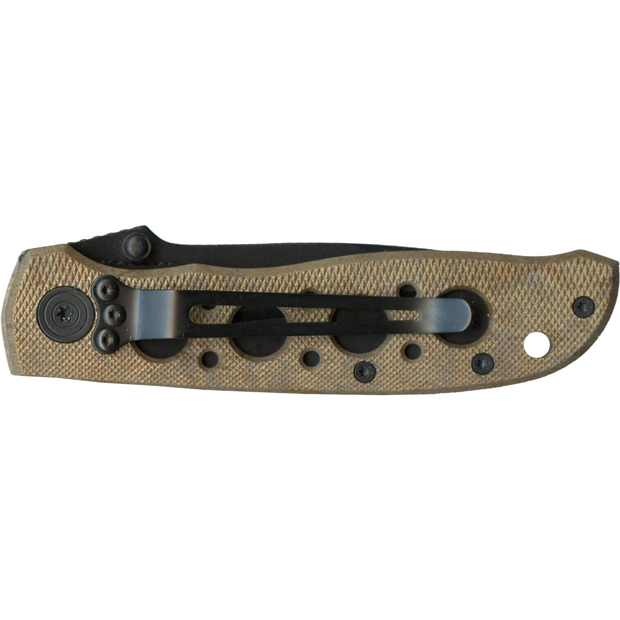 Smith & Wesson Extreme Ops 7.3in S.S. Folding Knife with 3.2in Drop Point Blade and Aluminum Handle for Outdoor, Tactical, Survival and EDC