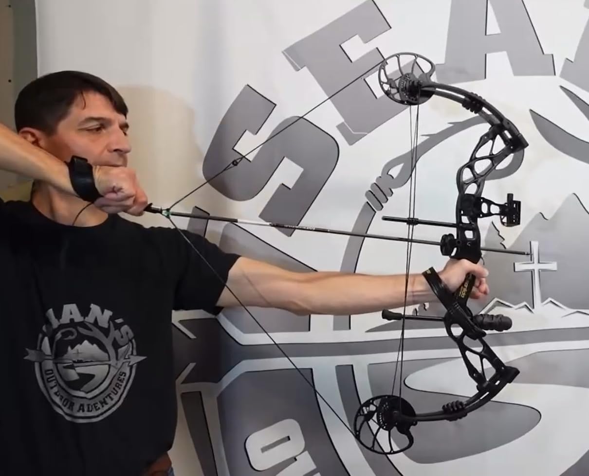 Sanlida Dragon X9 Ready to Hunt Compound Bow Package for Adults, Archery Compound Bow and Arrow Set, 0-70 Lbs Draw Weight, No Bow Press Needed, Limited Life-time Warranty (Black)