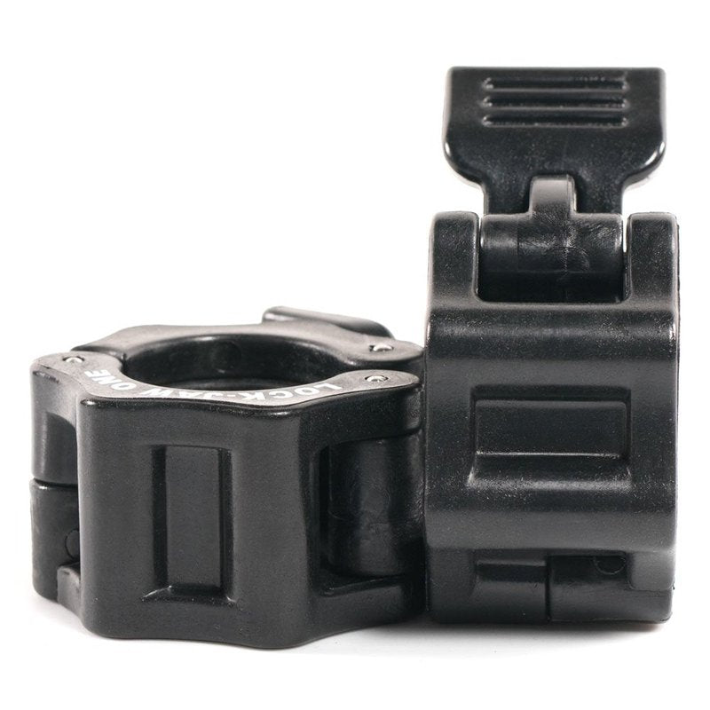ironcompany Lock-Jaw 1 Inch Barbell Collar Pair Black