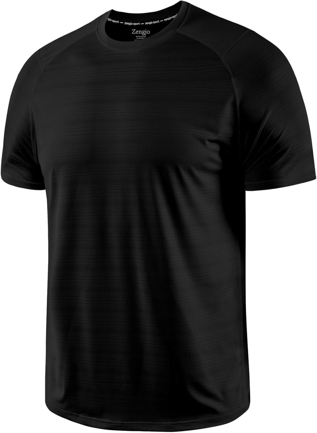 Zengjo Men's Athletic T-Shirt - Quick Dry Short Sleeve for Gym & Running | Comfortable Fit