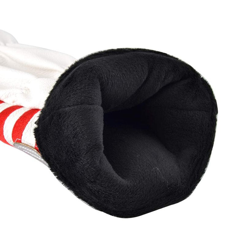 GOOACTION 1PC USA Golf Club Fairway Wood Head Cover with Creative Stars and Stripes American Flag Pattern Synthetic Leather Patriotic Golf Headcovers (Tag 3)