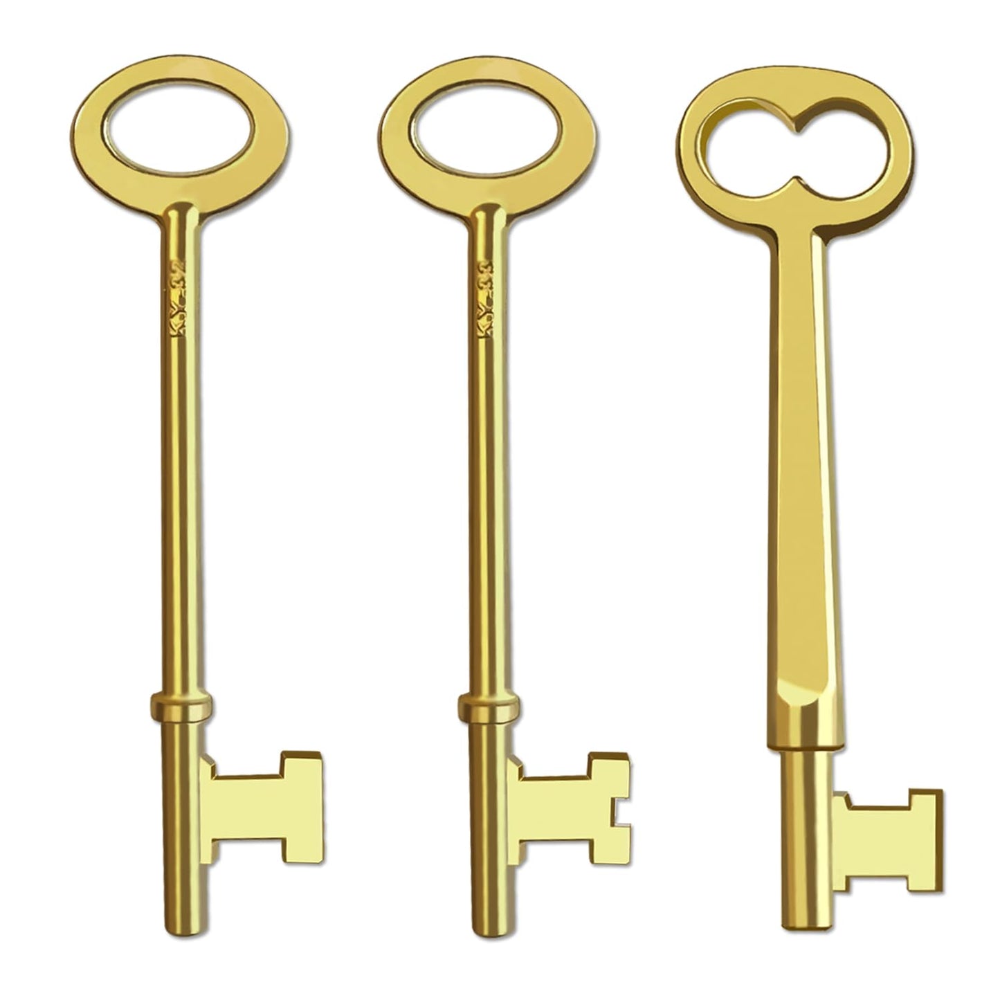 Haz·quls Architectural Skeleton Key Set, KY30 + KY32 + KY33 (Pack of 3)
