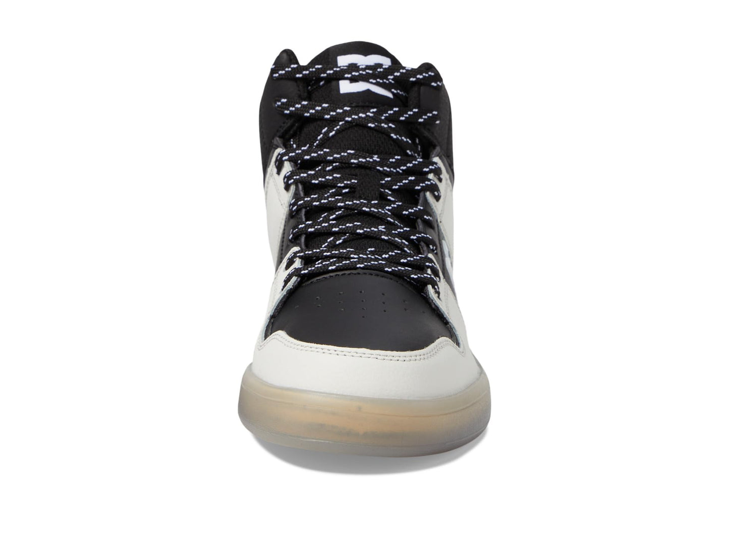 DC Cure Casual High-Top Skate Shoes Sneakers Black/Cream 6.5 D (M)