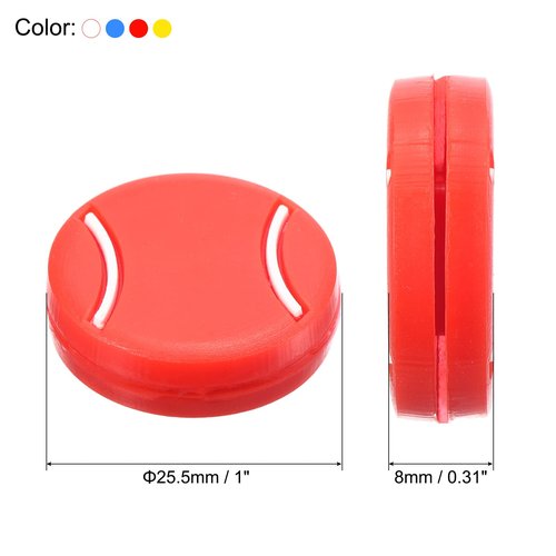 PATIKIL Tennis Racket Vibration Dampener, 4 Pack Soft Silicone Racquet Shock Absorber String Damping, Yellow, Red, Blue, White