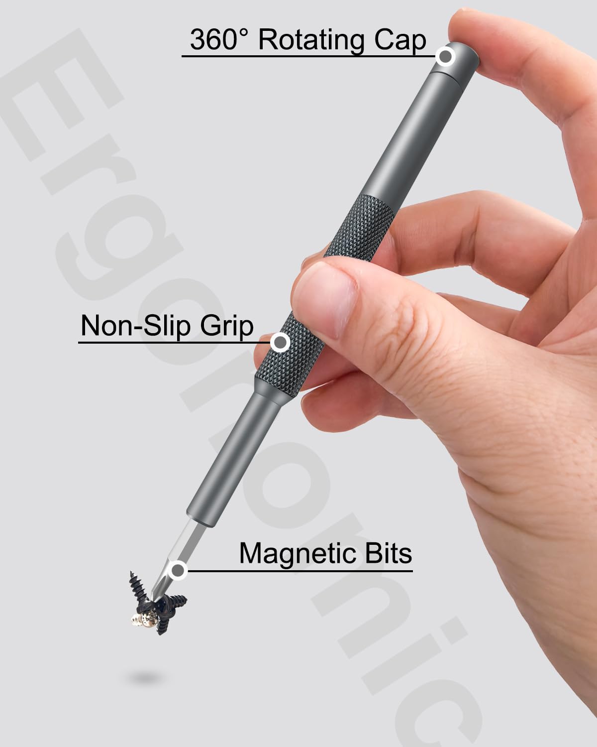 Egmen Small Screwdriver Set, 25 in 1 Mini Screwdriver Set with Torx, Phillips, Flat Head, Hex, for Ring Doorbell, Glasses, Watch, Jewelers, PC, Laptop and More, Repair Precision Screw Driver Set Kit