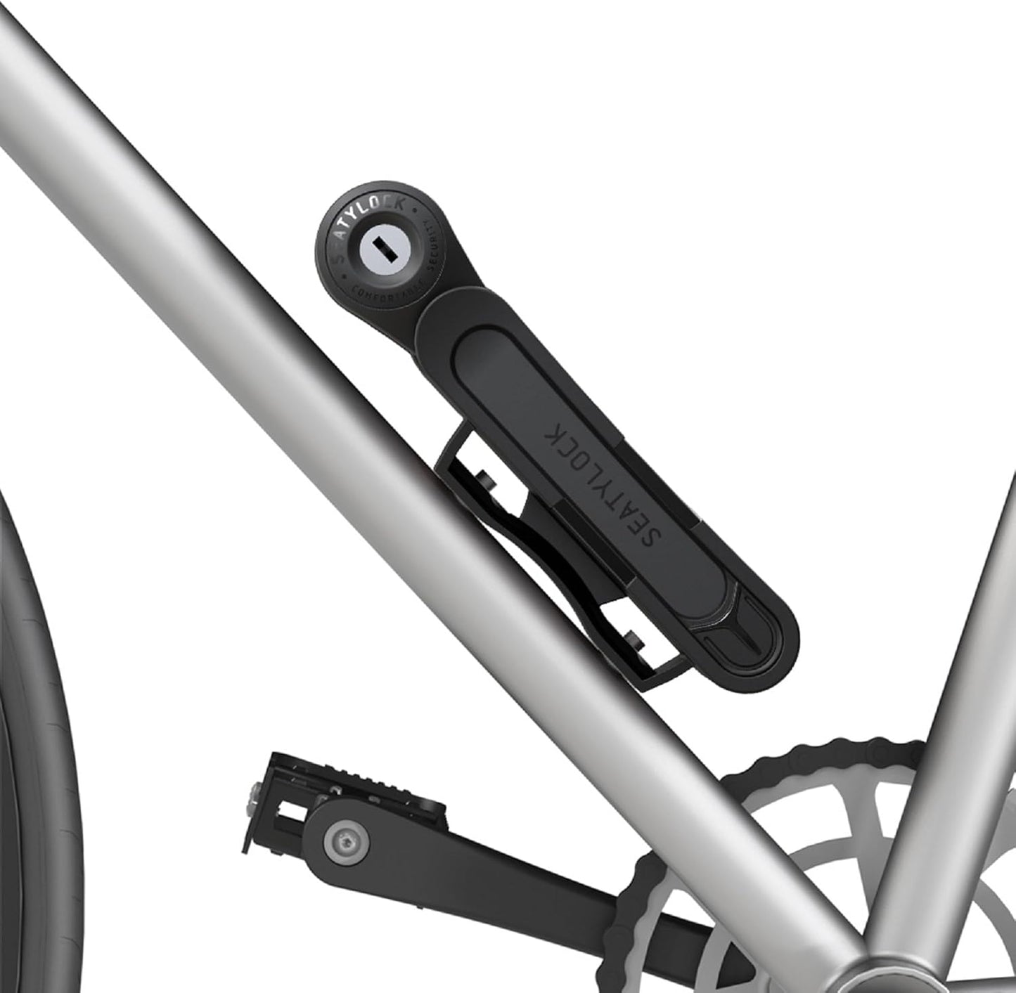 Seatylock FoldyLock Compact Folding Bike Lock - Lightweight High-Security Anti-Theft Design | Includes Keys & Case