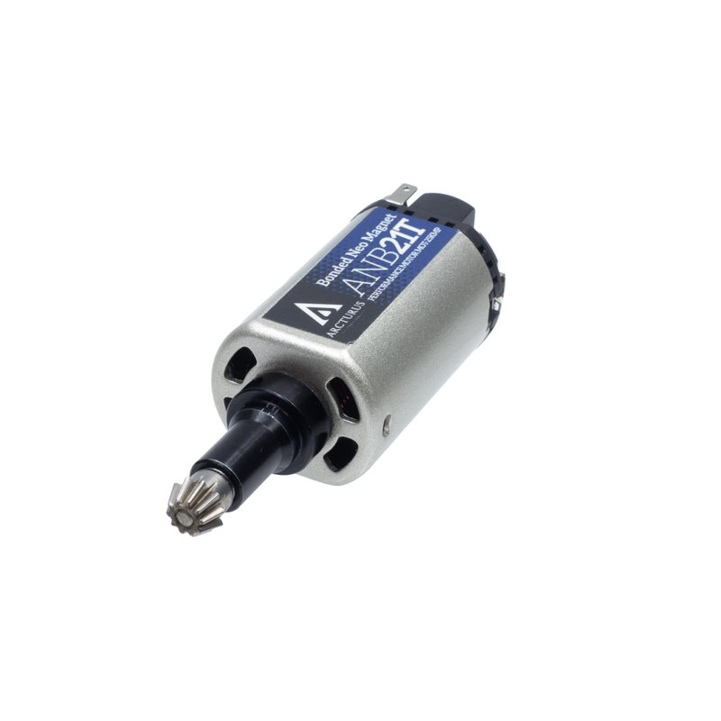 ARCTURUS TACTICAL High Torque 25K / 28K Neodymium Airsoft AEG Motor 21T / 19T w/MIM Steel Pinion Gear - O Type/Long (25K / 21T)