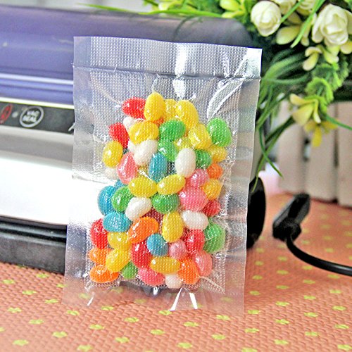 100 Pack Small Vacuum Sealer Bags - 2.7x3.9 Inch (Usable 2.4x3.3 Inch)