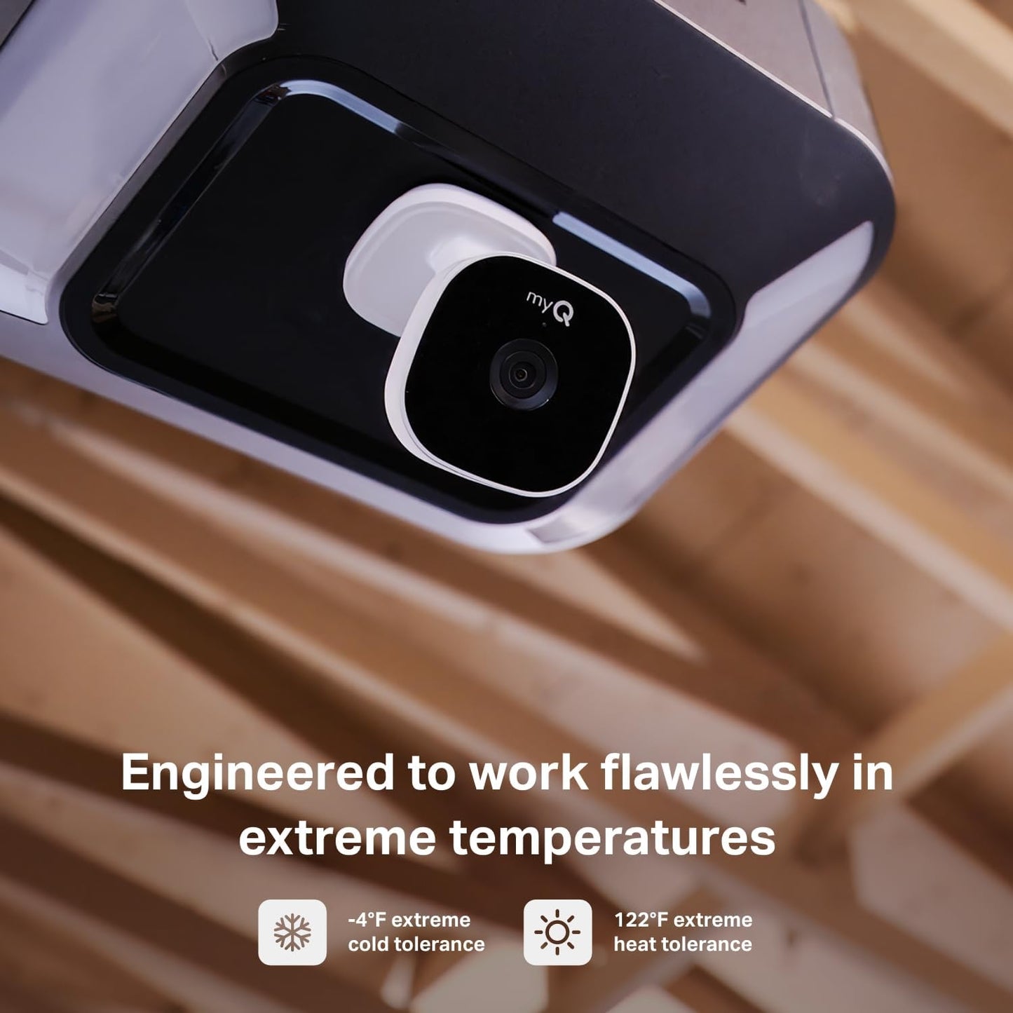 myQ Smart Outdoor Wired Camera by Chamberlain – Home Security with HD Video